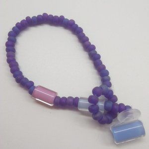 Child's Purple Bead Bracelet